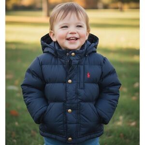 Polo Ralph Lauren Jacket with Red Logo , excellent condition.18 months.